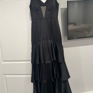 Katie May Black Layered Maxi Dress